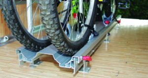 Fahrrad im Wohnmobil Fiamma Garage Slide Pro
